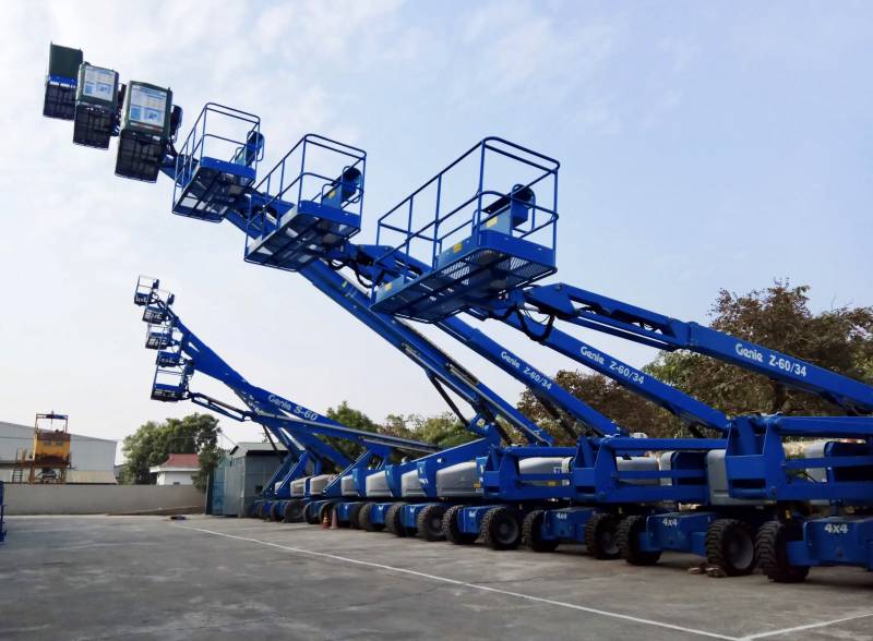 Thuê xe nâng người z boom giá rẻ tại Hải Phòng